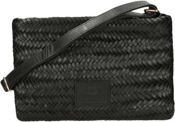 Fred de la Bretoniere Crossbody Braded Leather black Damestas