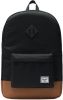 Herschel Supply Co. Heritage Rugzak black/saddle brown backpack online kopen