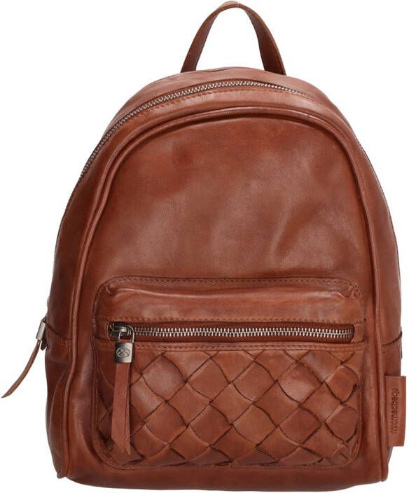 Micmacbags Artisian Backpack light brown Damestas