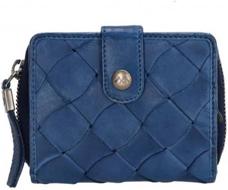 Micmacbags Artisian Wallet kobalt blauw Dames portemonnee
