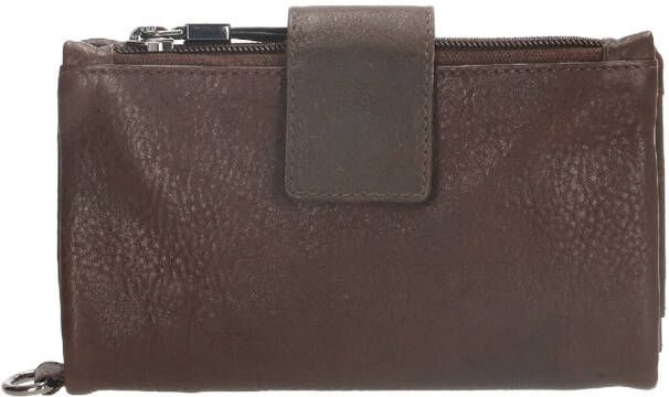 Micmacbags Discover Portemonnee donkerbruin Dames portemonnee