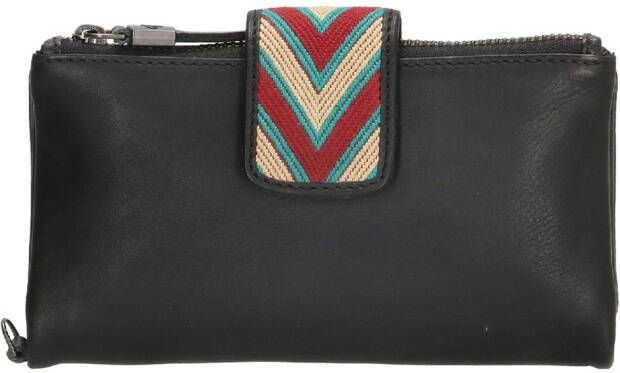 Micmacbags Friendship Portemonnee zwart Dames portemonnee