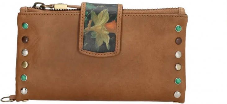 Micmacbags Masterpiece Wallet camel Dames portemonnee
