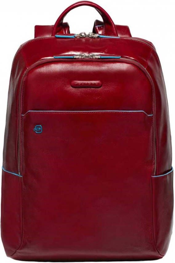 Piquadro Blue Square Backpack red backpack