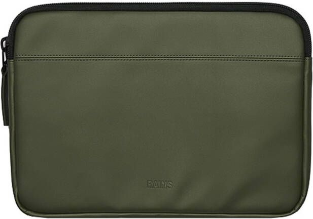 Rains Laptop sleeves Laptop Case 13 inch Donkergroen
