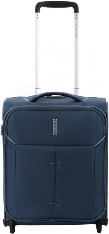 Roncato Ironik 2.0 Underseater Trolley 45 blu notte Zachte koffer