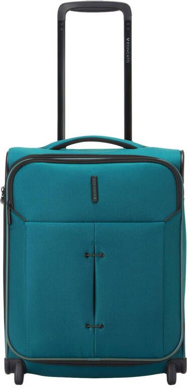 Roncato Ironik 2.0 Underseater Trolley 45 turchese Zachte koffer