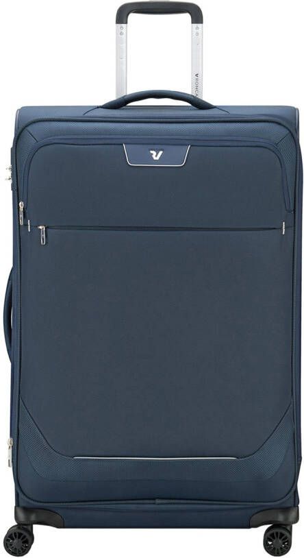 Roncato Joy Large Trolley 75 Expandable blue Zachte koffer