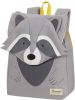 Samsonite Dagrugzak Happy Sammies Eco Backpack S+ Raccoon Remy Grijs online kopen