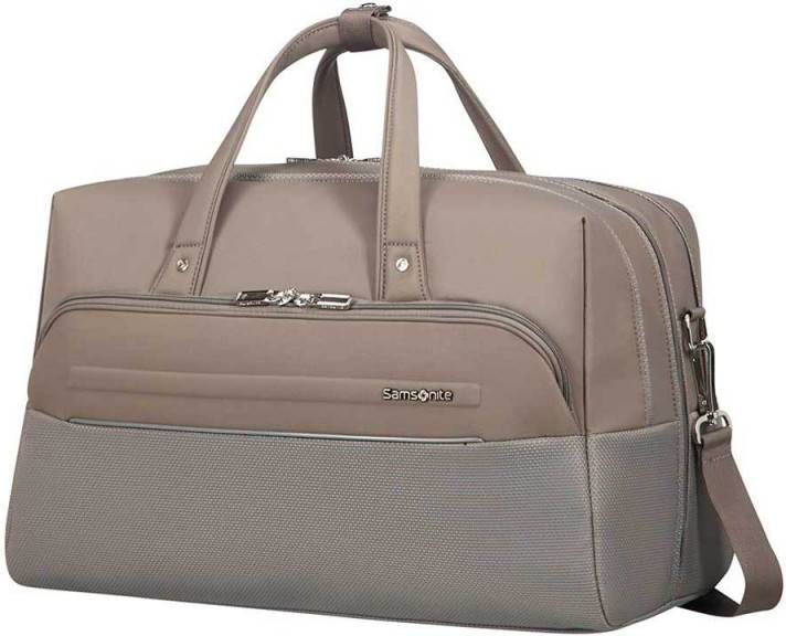 Samsonite B-Lite Icon Duffle 45 Dark Sand Weekendtas - Tassenshoponline.nl