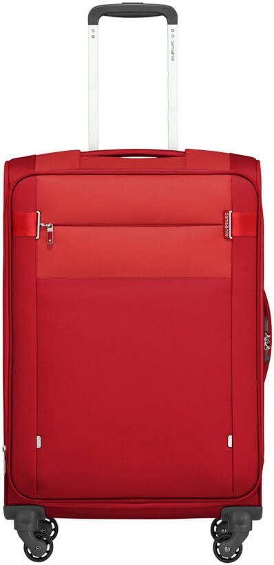 Samsonite Citybeat Spinner 66 Exp red Zachte koffer