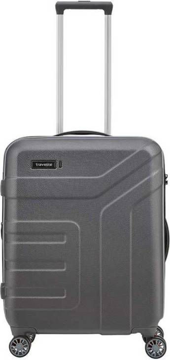 Travelite Vector 4 Wiel Trolley S anthracite Harde Koffer
