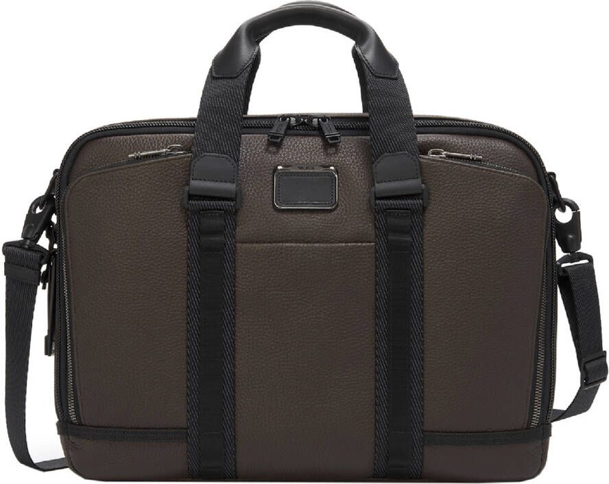 Tumi Alpha Bravo Albany Advanced Brief dark brown Aktetas