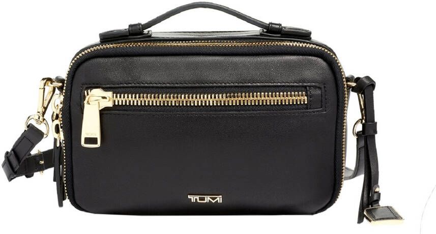 Tumi Voyageur Leather Marcie Crossbody black