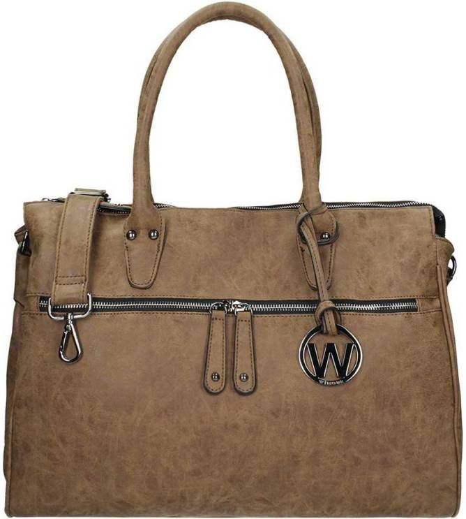 Wimona Fabiana One 2021 Schoudertas Taupe