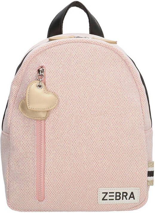 Zebra Trends Girls Rugzak S glitter roze Kindertas