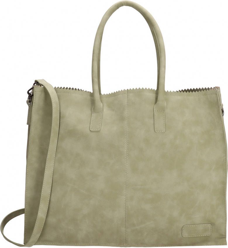 Zebra Trends Zebra Natural Bag Lisa XL Shopper Nature Green