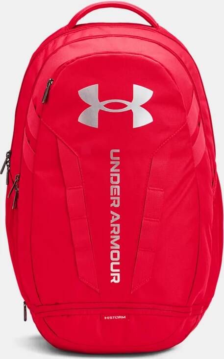 Under Armour Rugzak Hustle 5.0 Rood/Rood/Zilver