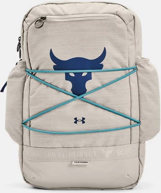 Under Armour Rugzak Project Rock Brahma Grijs Matter/Glacier Blauw/Blauw Mirage OSFM