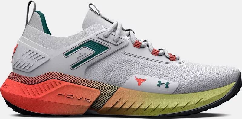 Under Armour Trainingsschoenen Grade School Project Rock 5 Wit/Coastal Teal/After Burn 37.5