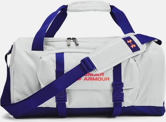 Under Armour Unisex draagtas Gametime Small Grijs Mist/Sonar Blauw/Oranje Blast OSFM