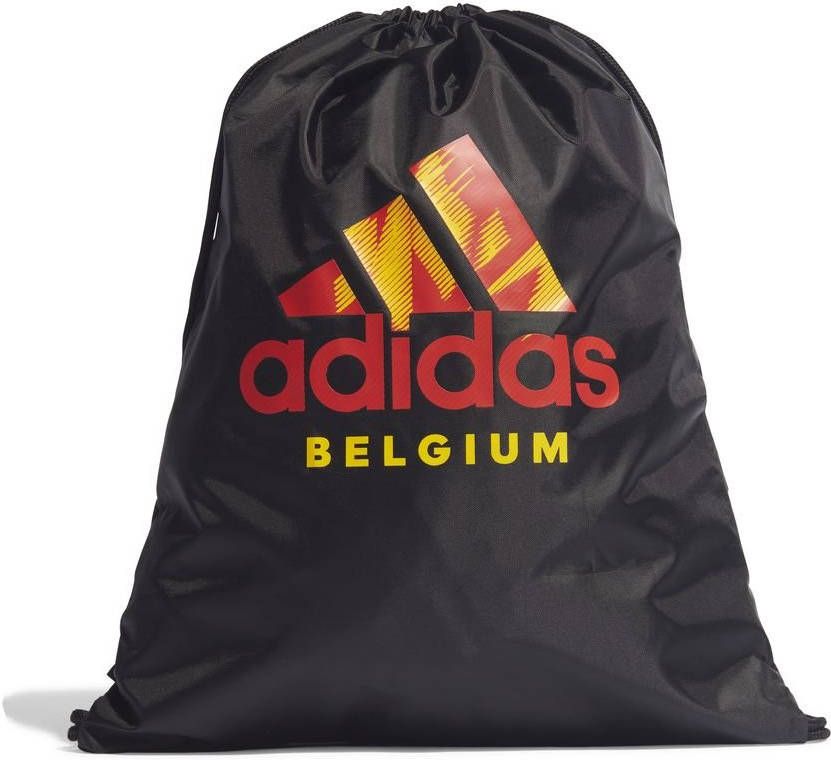 adidas België Gymtas Zwart/Rood/Geel