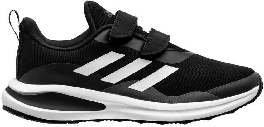 Adidas FortaRun Double Strap Hardloopschoenen Core Black/Cloud White/Grey Six