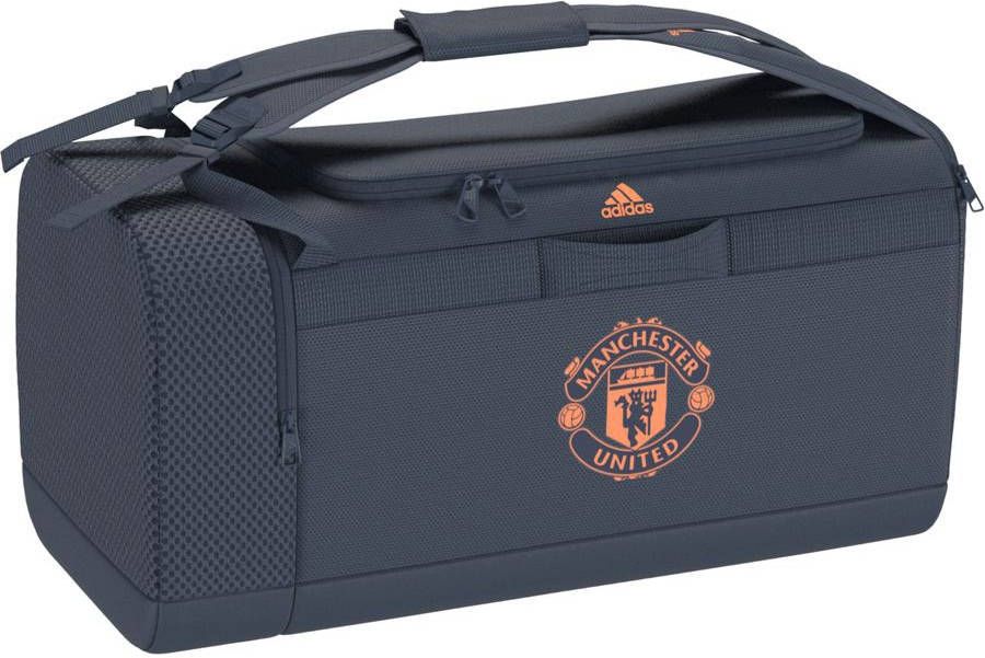 adidas Manchester United Sporttas Duffel Medium Navy/Blauw/Oranje