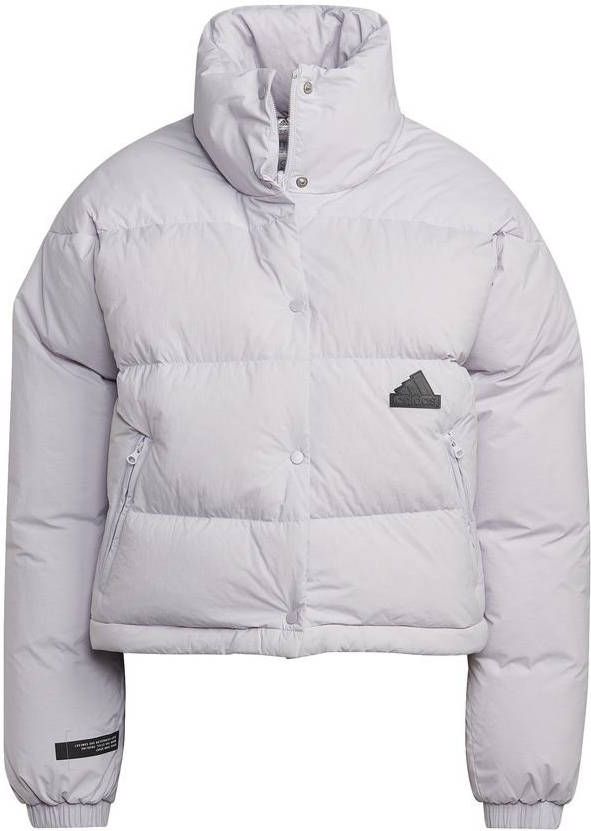 adidas Winterjas Dons Puffer Zilver/Zwart Vrouw