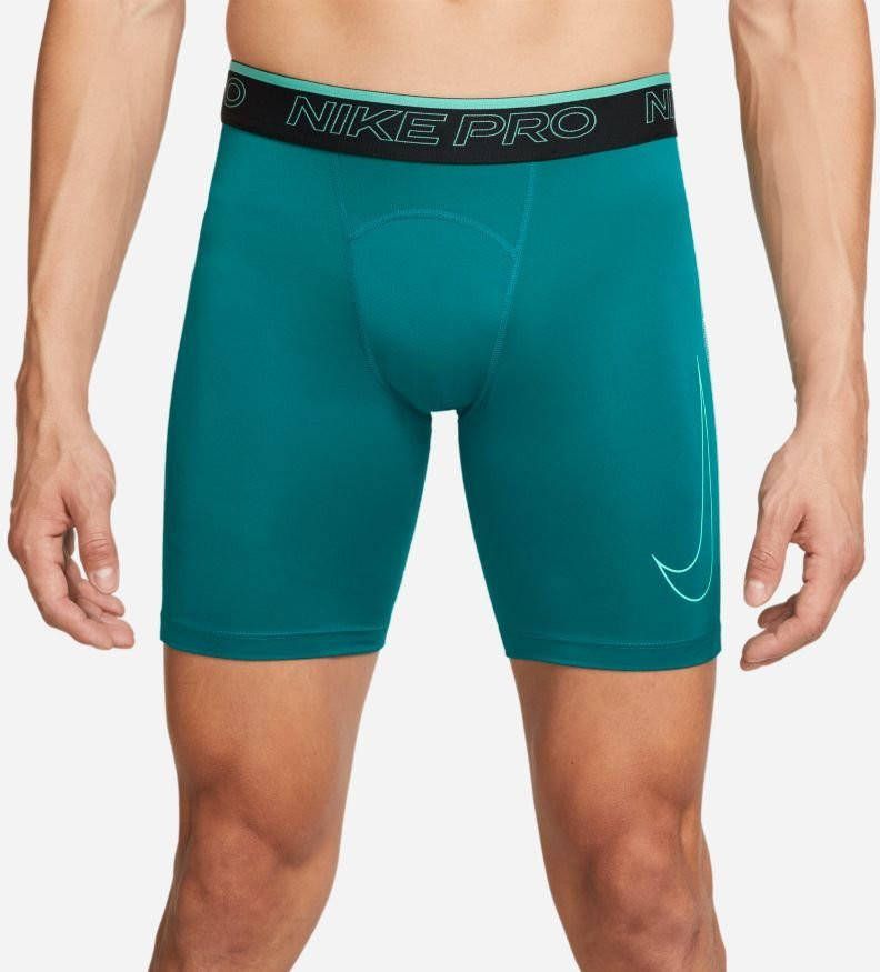 Nike Pro Compression Shorts Dri FIT Groen/Turquoise