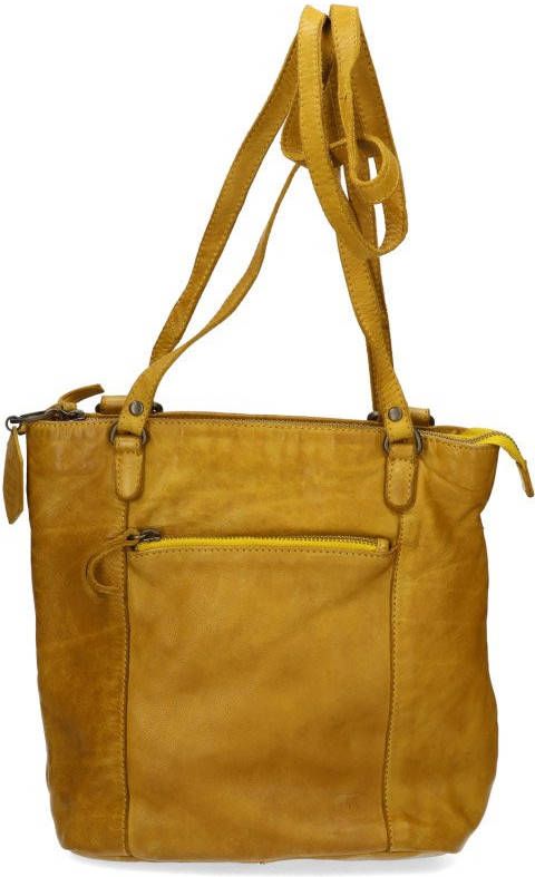 Bear Design Cow Lavato Sandy Schouder/Rugtas Geel