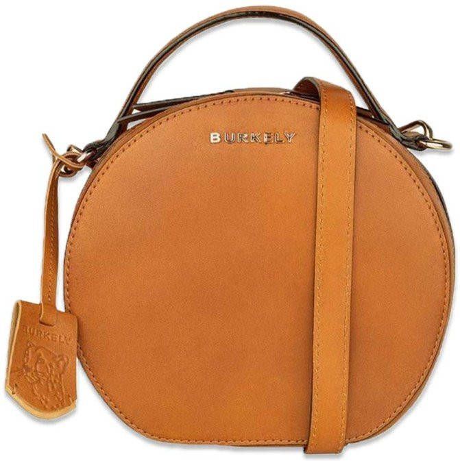 Burkely Parisian Paige Citybag Round cognac Damestas