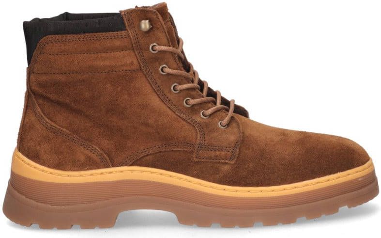Scotch & Soda Maffei suède veterboots cognac