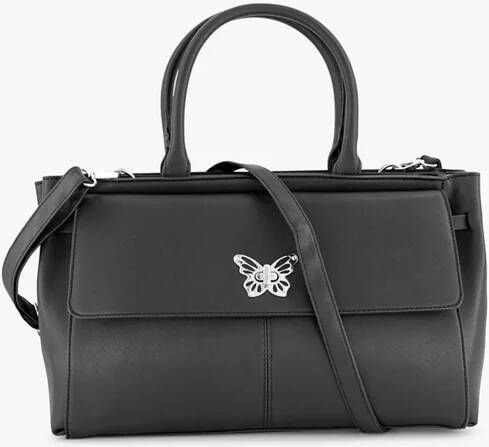 Graceland Zwarte schoudertas vlinder