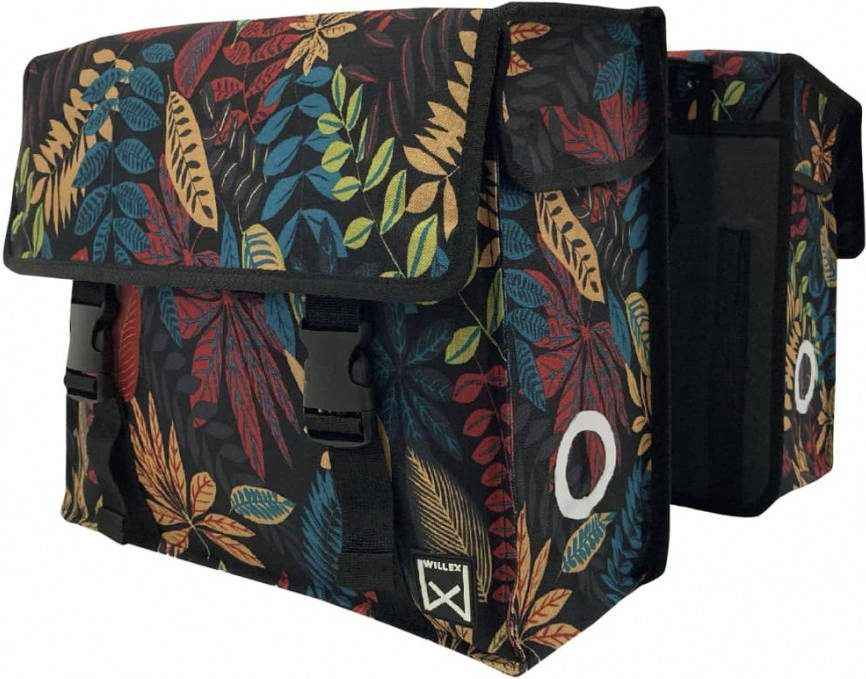 Willex Fietstas City Jungle dubbel 19 L oranje