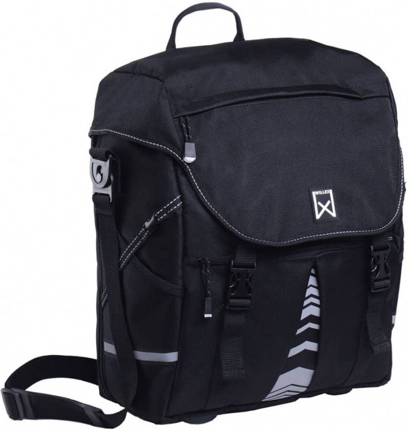 Willex Enkele fietstas XL 1200 25 liter zwart