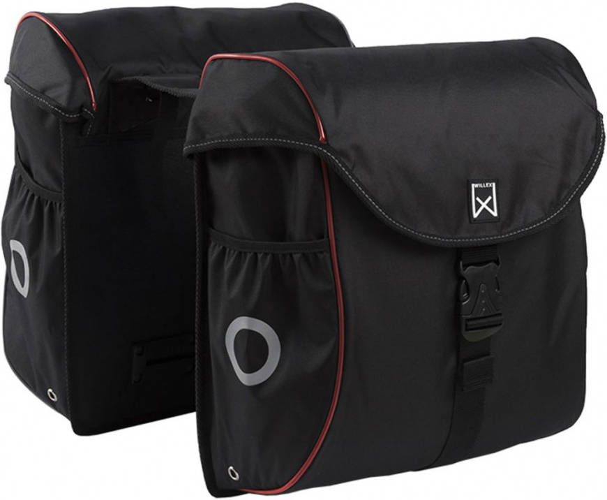 Willex bagagetas 38 liter 300 Zwart/Rood Zwart