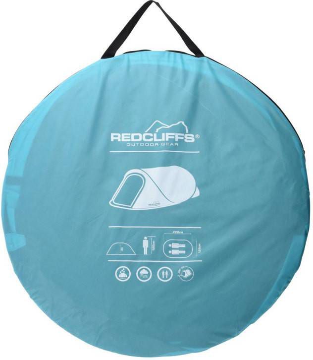 1 Persoons pop up tent blauw 220x120x90cm Dunlop 112x112x94 1 Persoons pop up tent blauw 220x120x90cm Dunlop 112x112x94
