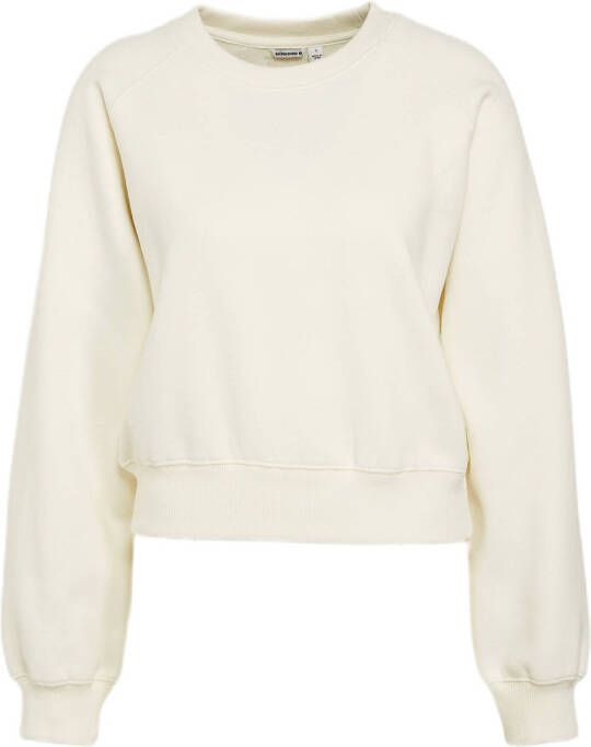 Björn Borg sportsweater Sthlm Crop Crew ecru