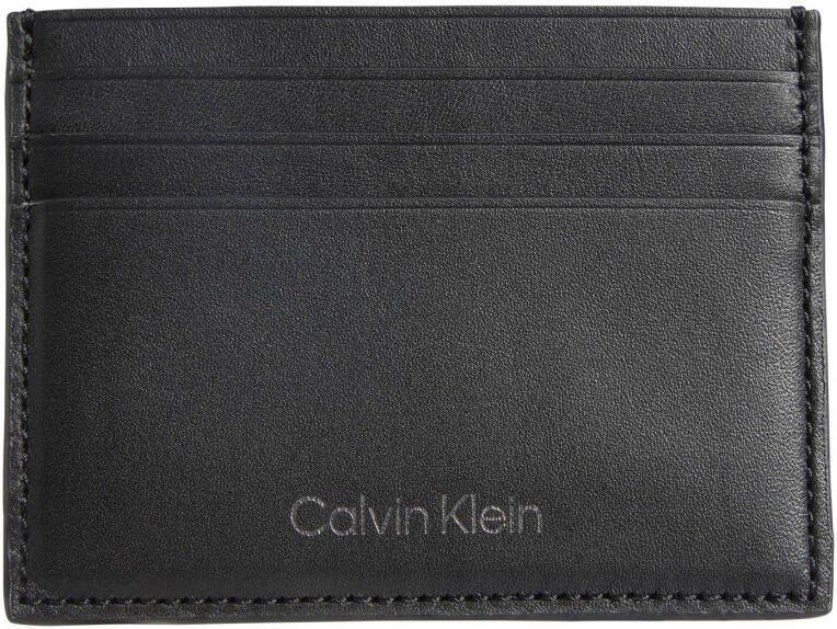 Calvin Klein leren pasjeshouder zwart