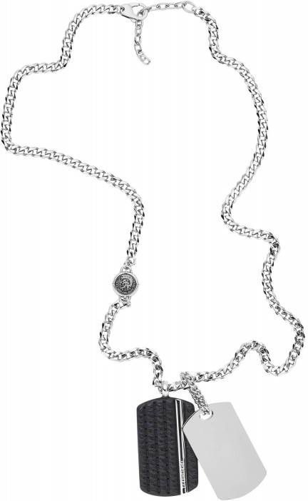 Diesel Double dog tag ketting met hanger DX1040040
