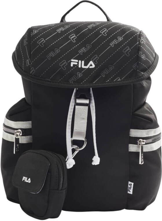 Fila rugzak met logo zwart