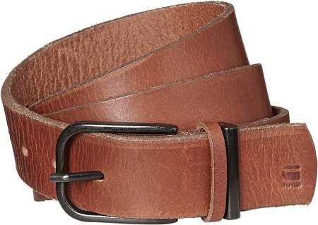 G-Star G Star RAW leren riem cognac