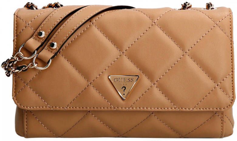 Guess Cessily Convertible Xbody Flap beige Damestas