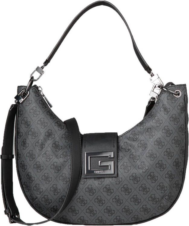 GUESS schoudertas Brightside Large antraciet