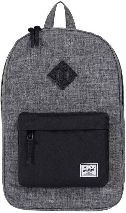 Heritage Mid Volume Rugzak raven crosshatch/black pebbled leather Laptoprugzak