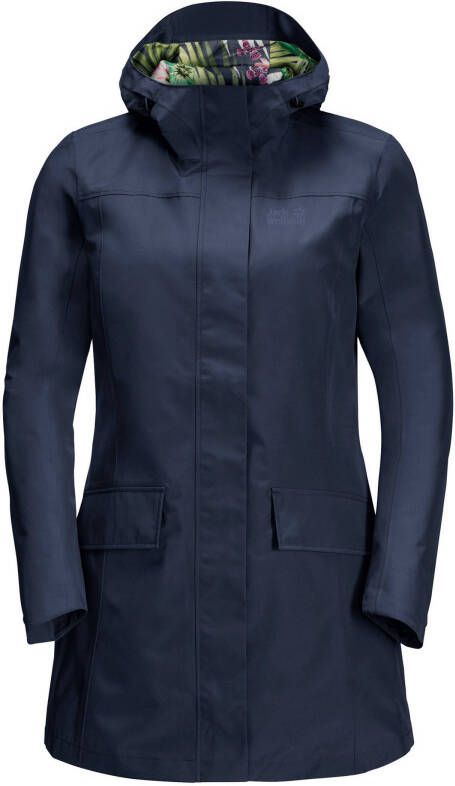 Jack Wolfskin Cape York Paradise Coat W Dames Blauw