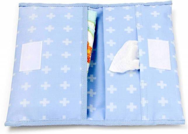 KIPKEP Napper Luieretui Crossy Blue