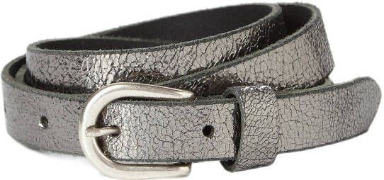 Legend Riem van leer met metallic finish