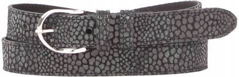 Legend leren riem zwart